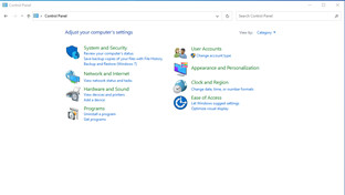 Control Panel Option 1 Control Panel Option 1