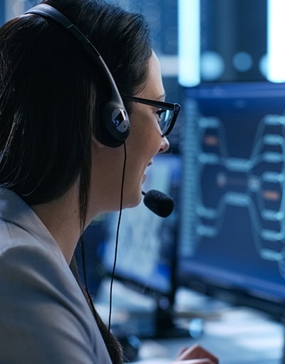 Fiber Optic Network Connection