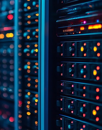 Modern Data Center Server Racks