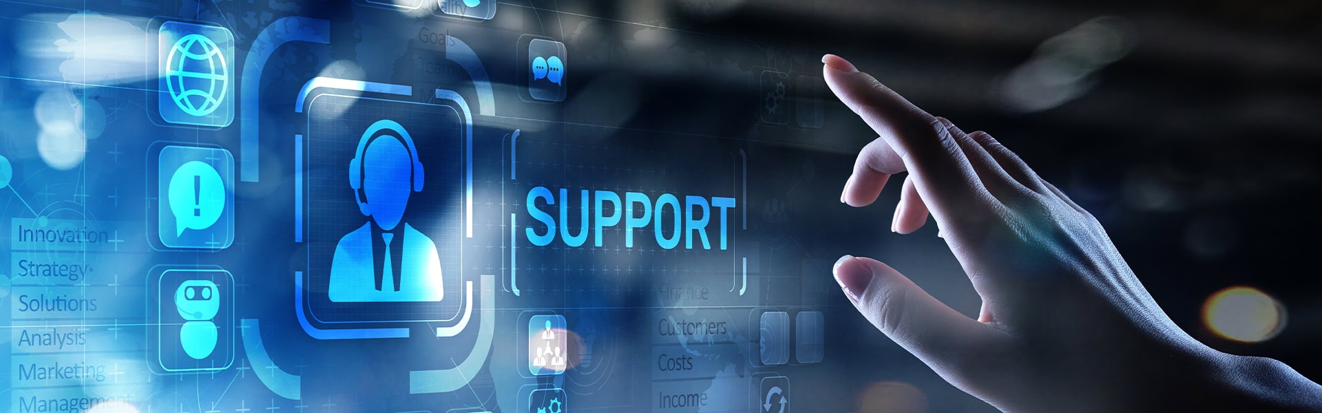 Virtual Technical Support Interface