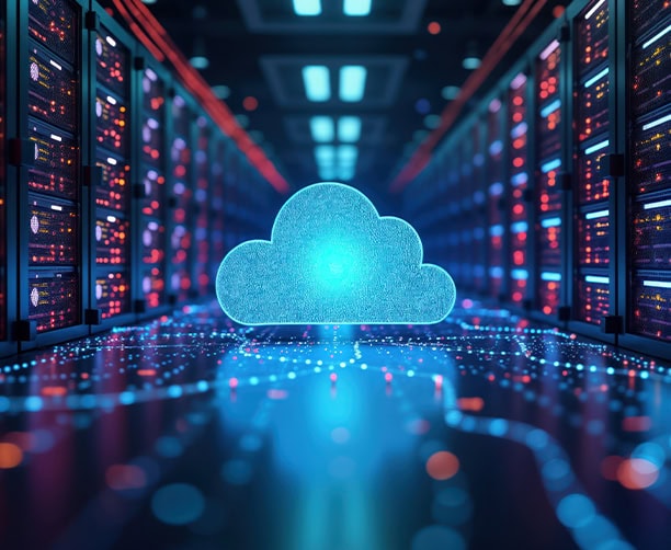 Cloud Computing Data Center Concept