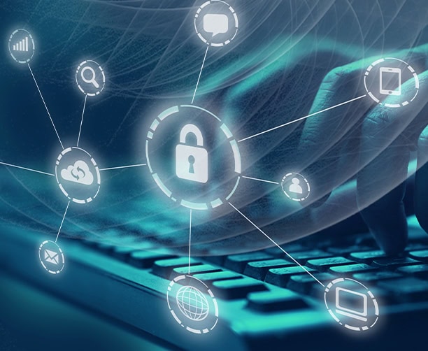 Cybersecurity Network Data Protection Concept