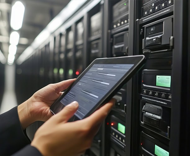 It Server Management Data Center Tablet Monitoring