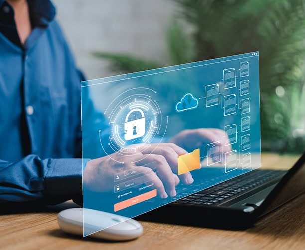 Secure Cloud Login Digital Interface