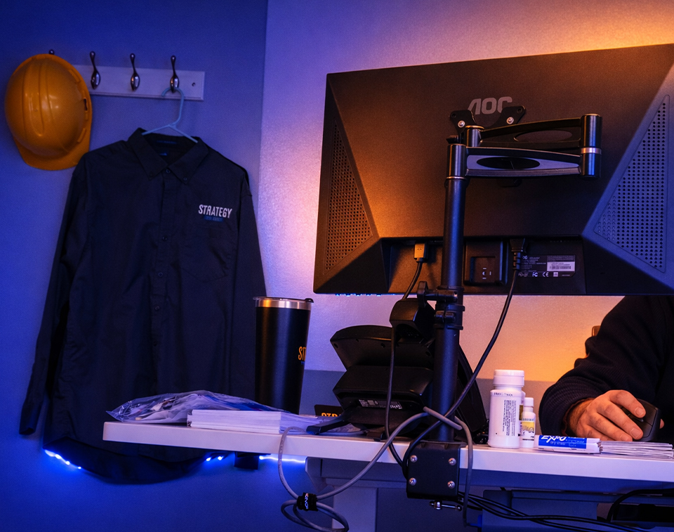 It Services Workspace Office Setup Business Environment